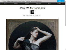 Tablet Screenshot of paulwmccormack.com